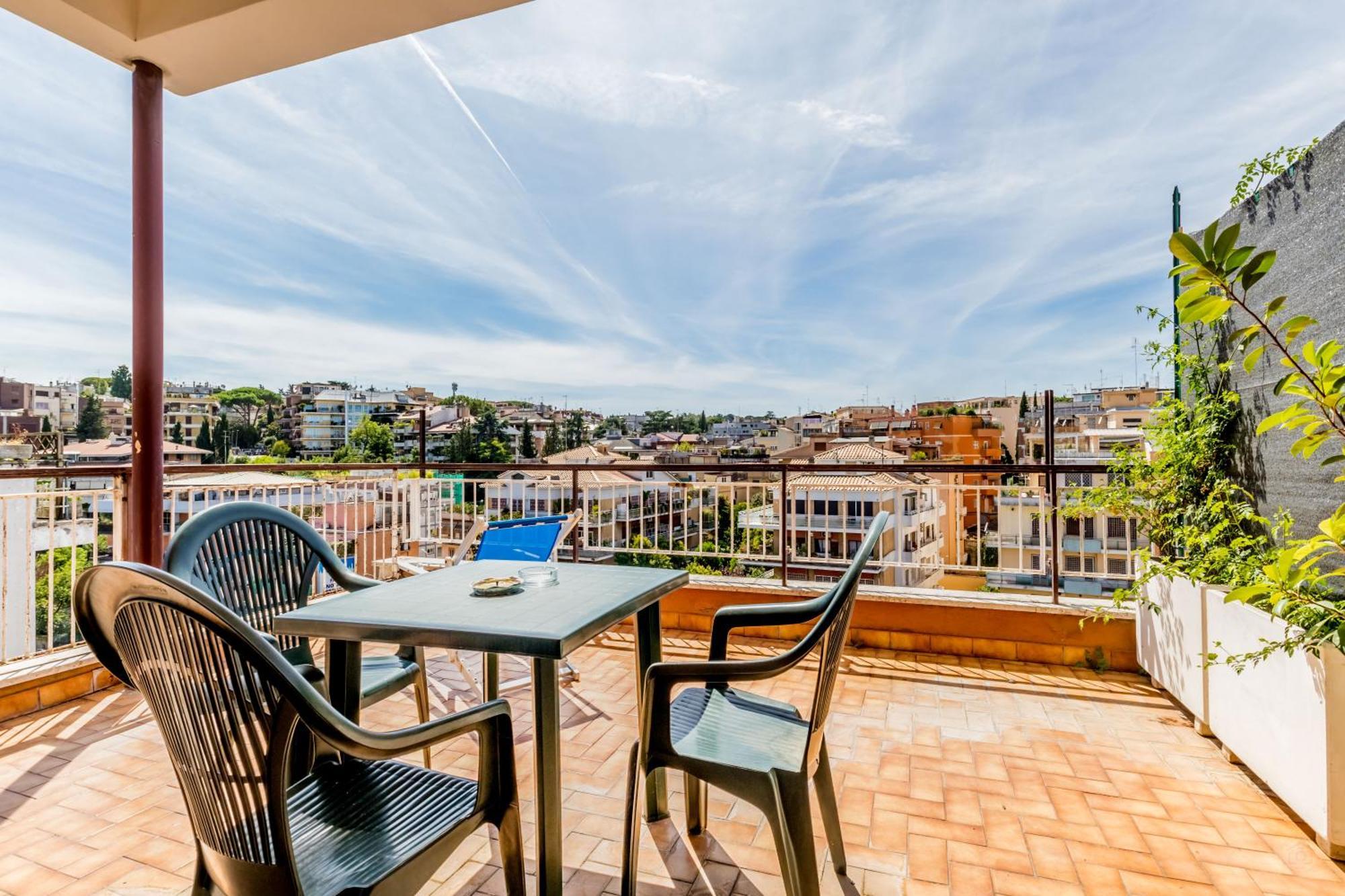 Apartament L'Attico Con Terrazza In Corso Francia Rzym Zewnętrze zdjęcie