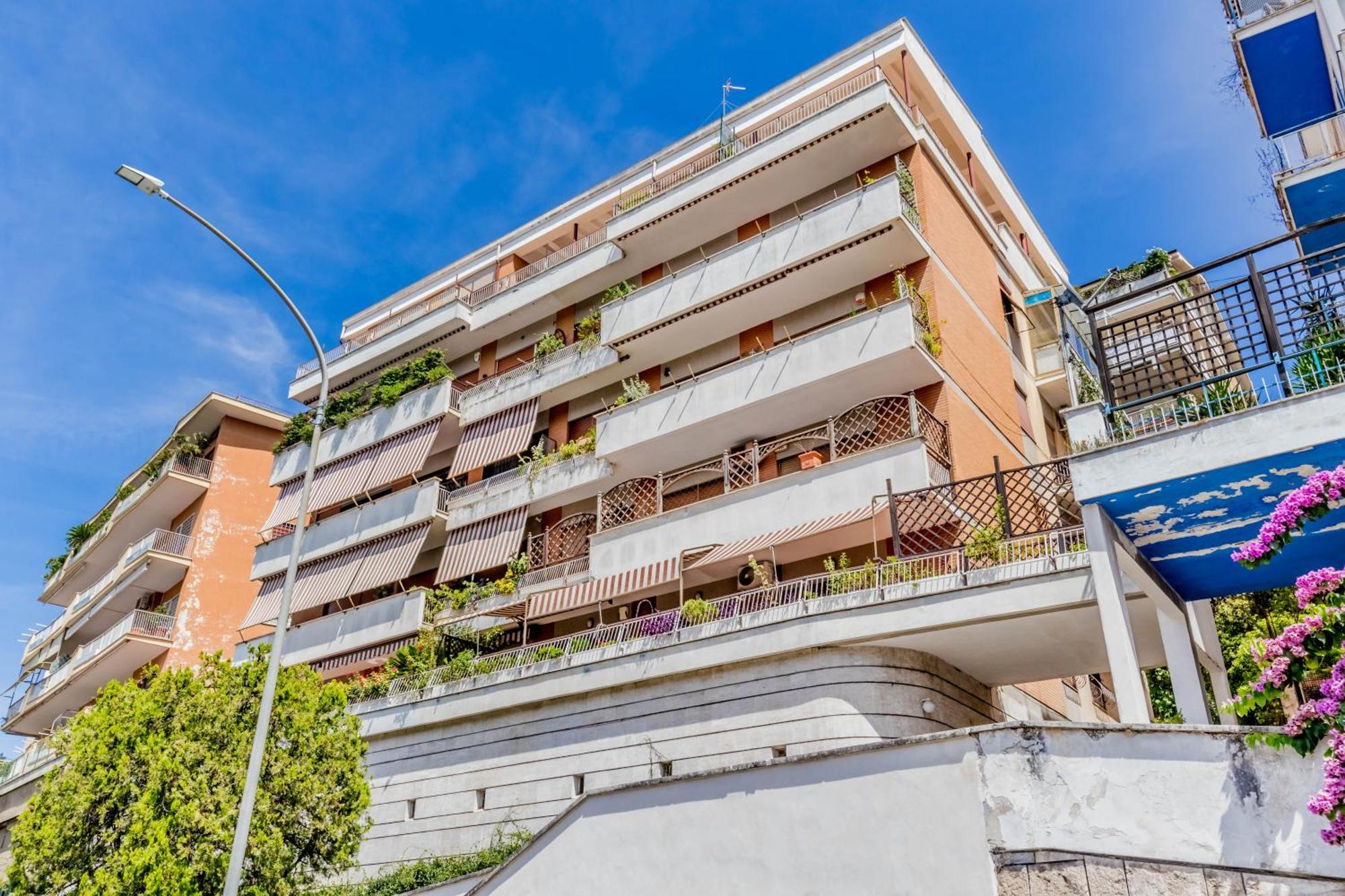 Apartament L'Attico Con Terrazza In Corso Francia Rzym Zewnętrze zdjęcie